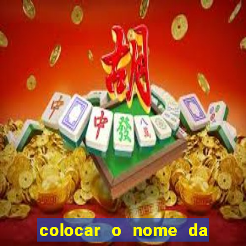 colocar o nome da pessoa no congelador